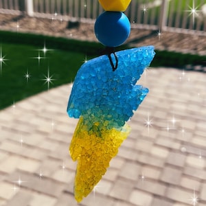 Car freshie, LA Chargers, lightening bolt, football, party favors, gifts for her, gift for him