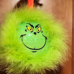 Grinch Ornament, Christmas Decor, Grinch Decorations
