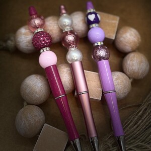 Beaded Pen, purple, teacher’s gifts, party favor, gender reveal, birthday gift, school, office