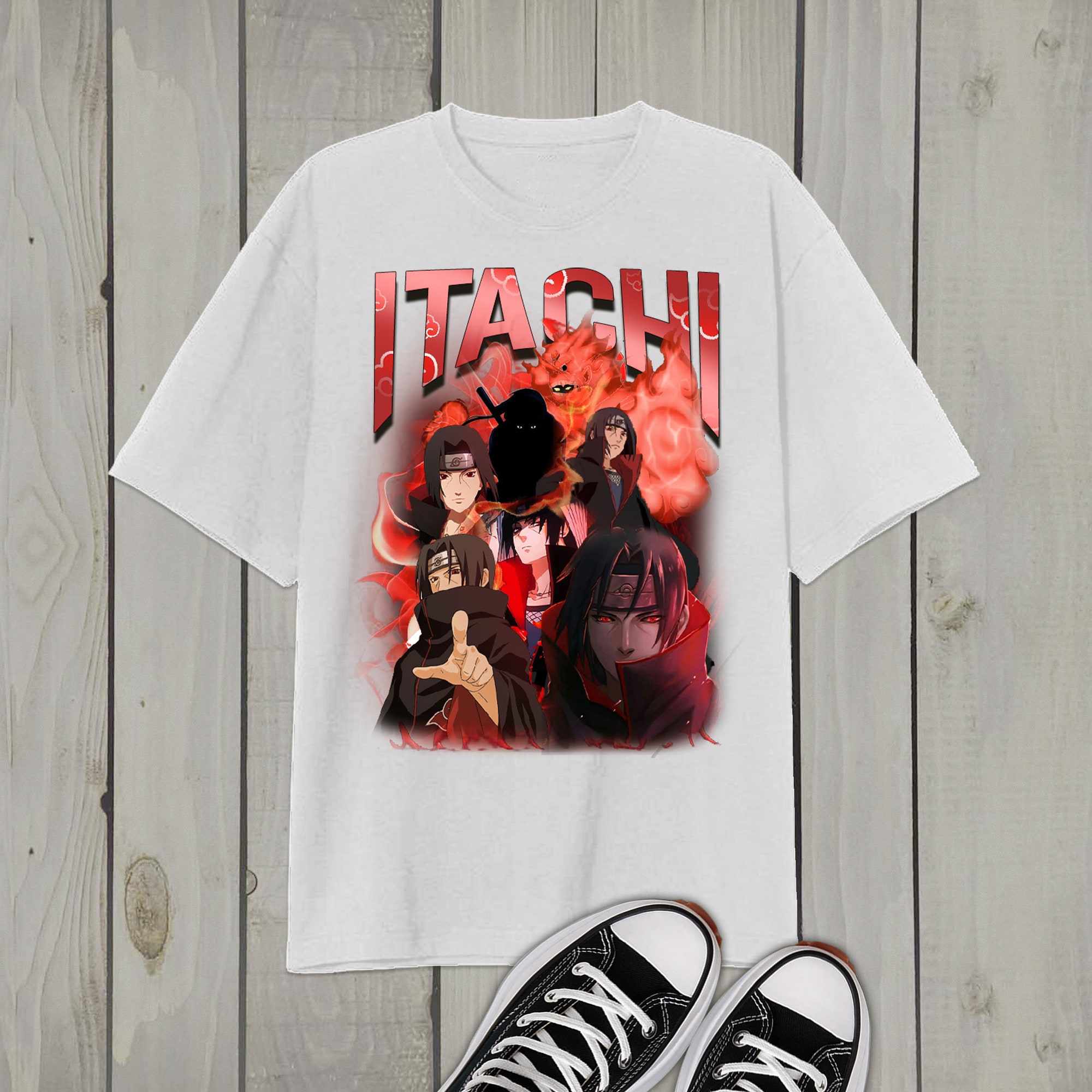 Discover Itachi Uchiha Retro Shirt