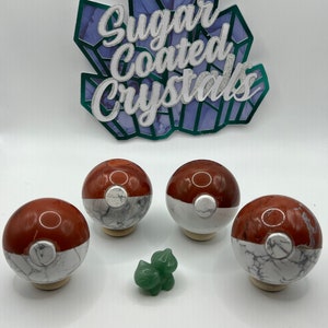 Choose your own Pokeball crystal carvings