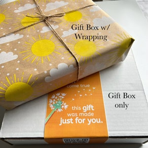 Gift boxing options of Personalized board book  I Knew You Before You Were Born book on Etsy