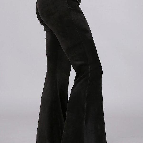 Velvet Bell Bottoms Etsy
