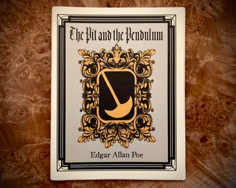 Edgar Allan Poe - The Pit and the Pendulum - Renfields Books Small Book Mini Book Torture Gothic Horror