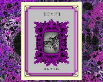 H.G. Wells The Moth Renfields Books Retro Sci-Fi Science Fiction Small Book