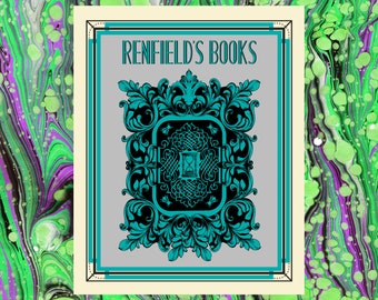 Renfields Books Victorian Poster 8” x 10” Hourglass Renfield