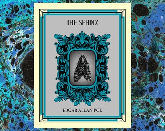 Edgar Allan Poe The Sphinx Renfields Books Retro Sci-Fi Science Fiction Small Book Sphinx Moth Death-Headed Moth Hawkmoth