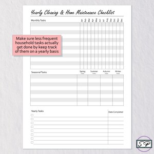 Cleaning & Home Management Printable Planner for Classic Happy Planner ...