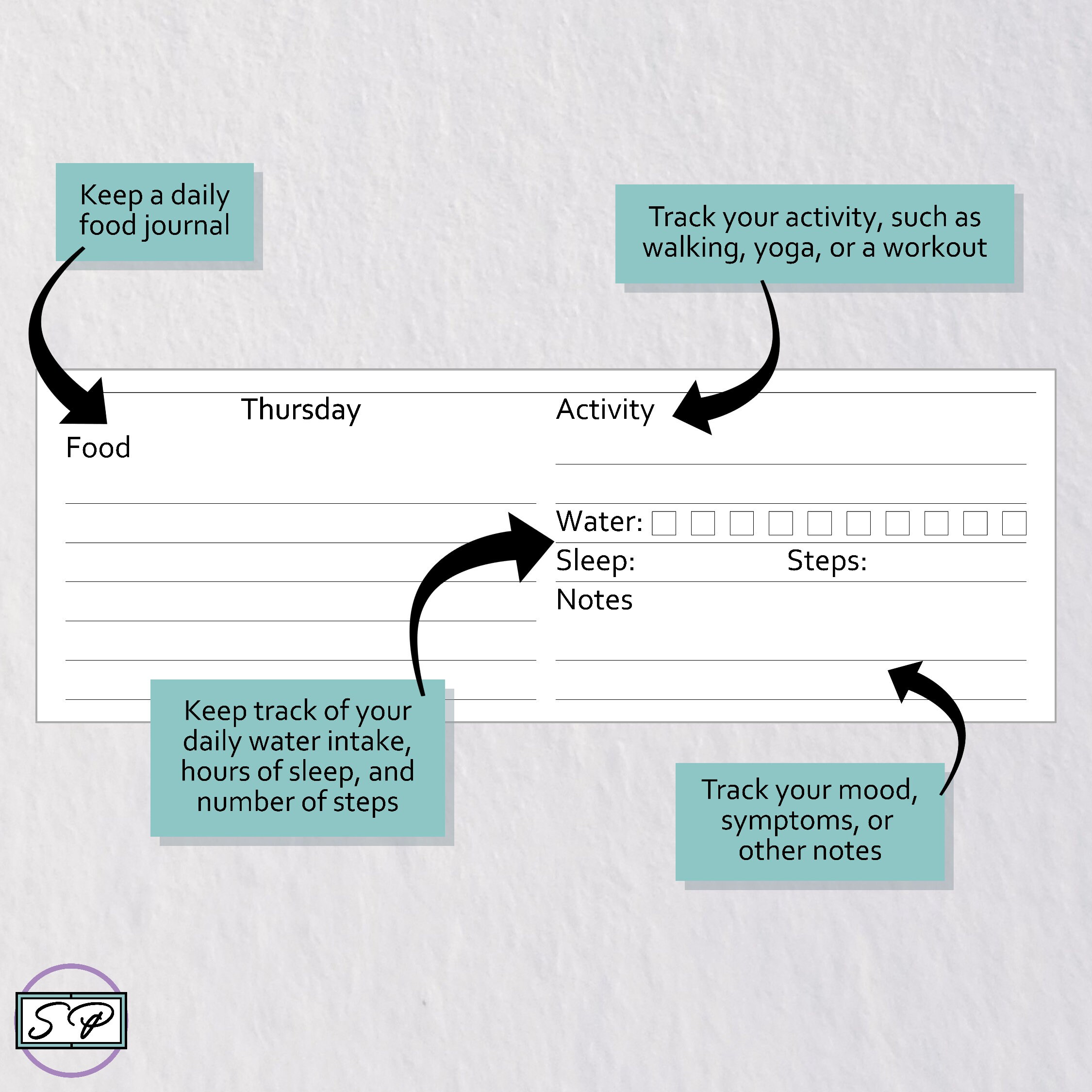 Happy Planner Fitness Journal Printable Fitness Planner Weight Loss