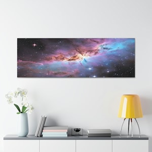James Webb Carina Nebula NASA Deep Field Canvas Art Space Astronomy Wall Art Cosmic Cliffs Large Canvas Wall Art Print Wall Decor Gift