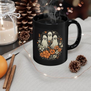 Ghost Coffee Mug Wrap, Halloween Mug Wrap, 11oz Mug Png Coffee Mug Wrap, Mug Sublimation Designs, Mug Template for Sublimation, Mug Wrap