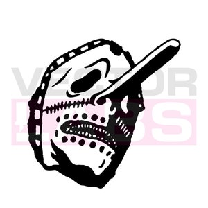 Slipknot Chris Fehn 3 Maske Cricut Vektor SVG EPS PDF Muster