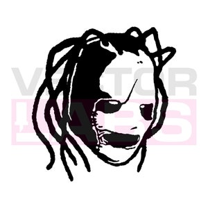 Slipknot Corey Taylor 8 Iowa Maske Cricut Vektor SVG EPS PDF Muster