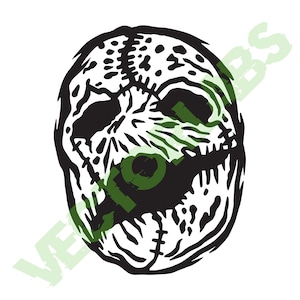 Slipknot Corey Taylor Vol 3 Maske The Subliminal Verses Vektor Cricut Vinyl Schnittmuster Grafik PDF EPS SVG