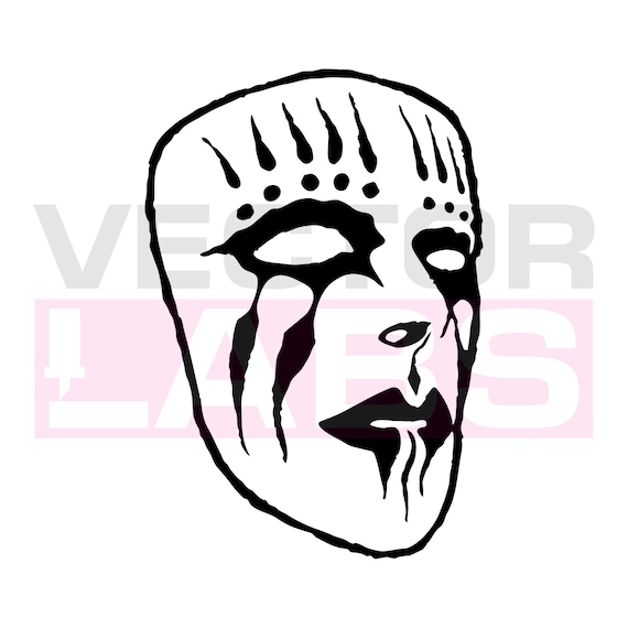 Slipknot Joey Jordison 1 Mask Cricut Vector Svg Eps Pdf Etsy