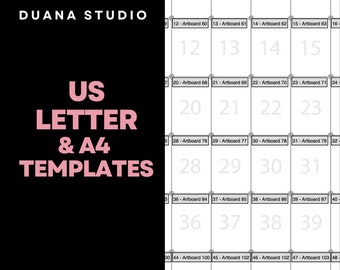 US Letter & A4 Templates