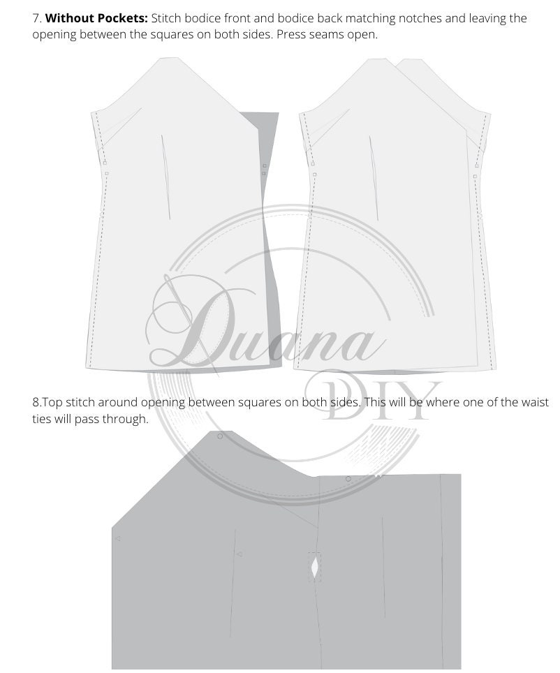 Custom Illustrations for PDF Pattern Instructions - Etsy