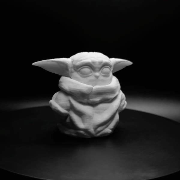 Baby Yoda Aquarium Decoration | White Baby Yoda House Decoration| Household Ornament | Small, Medium, Large sizes available