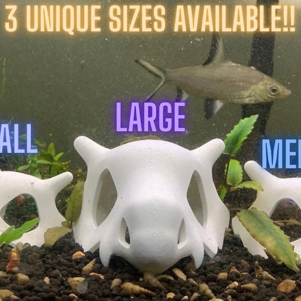 Cubone Decor Aquarium Pokémon  or Other Household Decoration: Small, Medium, Large sizes available