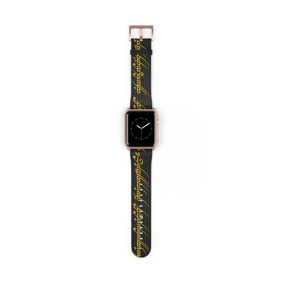 Black supreme apple watch cheap band