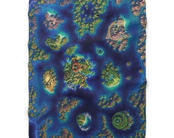 MAP game Cross Sherpa Fleece Blanket