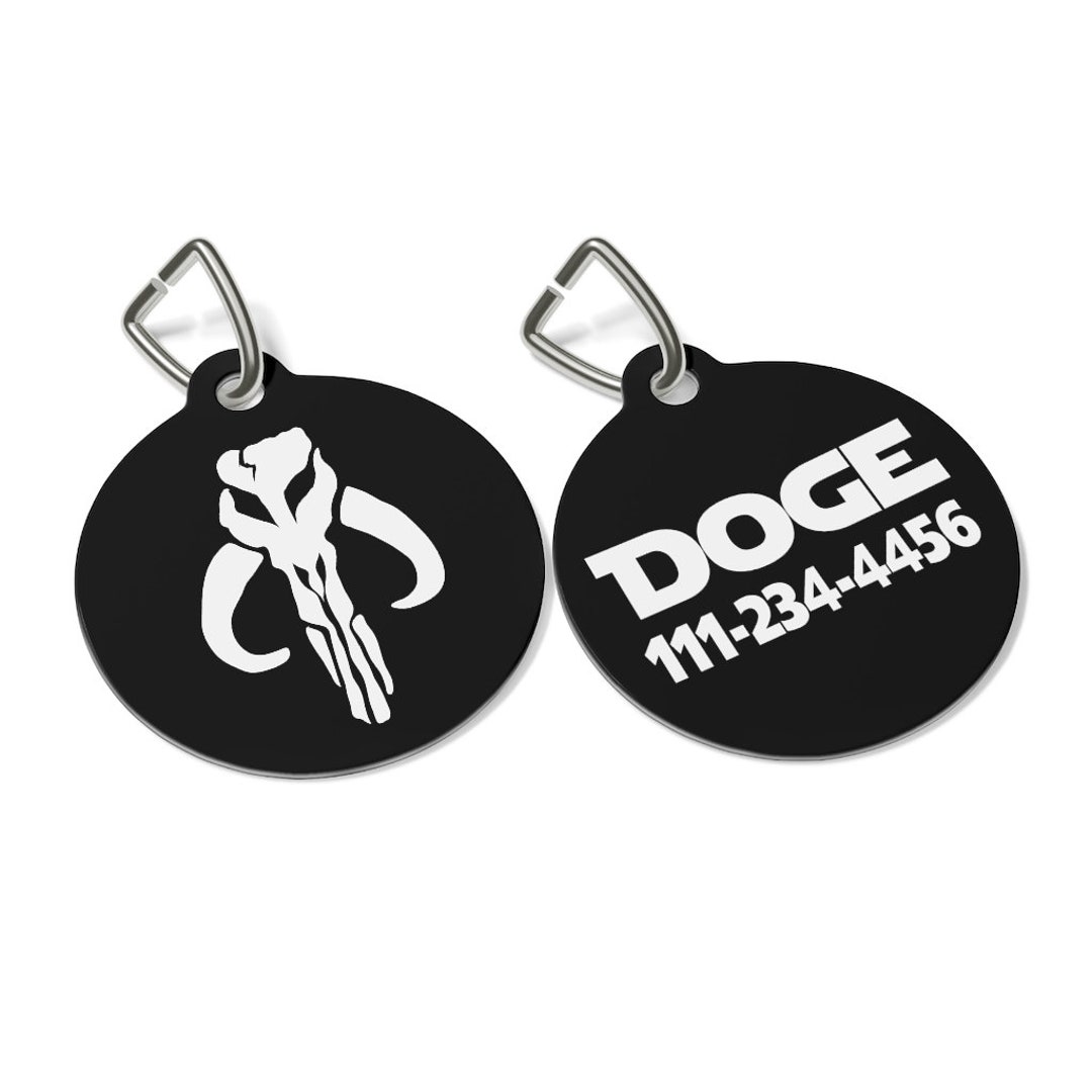 Custom Pet Tag Personalized Mando Fett Etsy custom-pet-tag-personalized-mando-fett-etsy