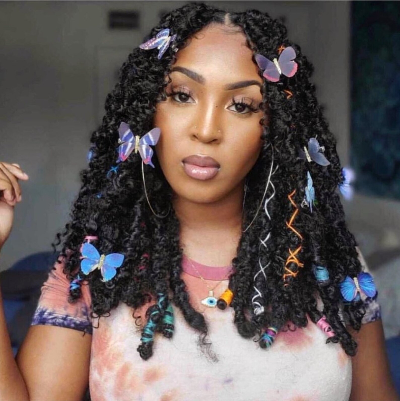 Butterfly Locs Wig Full Lace Wig Lace Front Wig Faux Locks Etsy