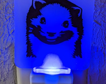 LED Ferret Nightlight-Ferret Face-Fun-gift-ferrant
