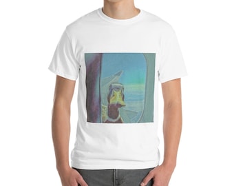 CRAZY DUCK SHIRT - Duck Shirt For Men - Short Sleeve Tee - Handmade Tee Shirt - Cute Duck Gifts - Ring Cotton T Shirt