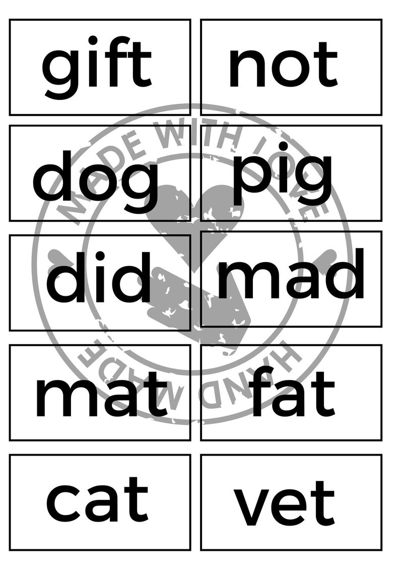 1st Grade Sight Words Printable Flash Cards 50 Words 1st Etsy