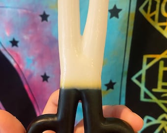 Scissors Candles for Cord Cutting Away Negative Energies, Banish Unwanted Influences, Cutting cords with Toxic friendships and Ex’s