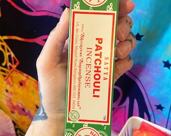 Satya Patchouli for Abundance, Love, Root Chakra Healing, Money Magic, Attraction, confidence, self worth