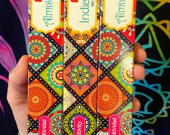 Indian Musk Incense for Spiritual Protection, Energy cleansing, meditation, romance stimulation, activating seven chakras