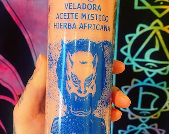 Congo Candle for Protection from curses, spiritual attacks, negativity, Clears spiritual paths and obstacles, connection to ancestral spirit