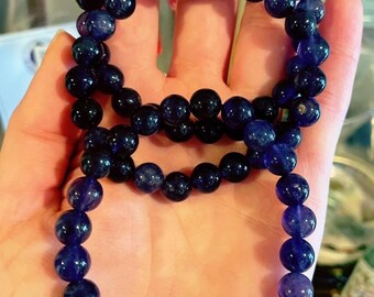 8mm Amethyst Bracelets for Cleansing, Protection, Enhances Spiritual Connection, Third Eye & Crown Chakras, Inner Peace, Intuition