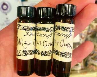 Night Queen Oil for Peace, Tranquility, Emotional Balance, Grounding, Spiritual Connection, Staying Well, Feel more Alive, Clearer Headed