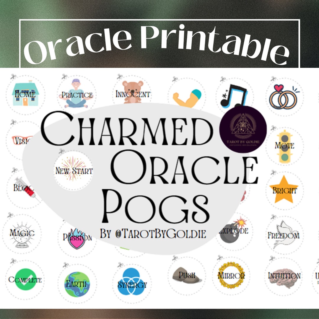 Charmed Oracle Pogs Oracle Printables by Goldie - Etsy