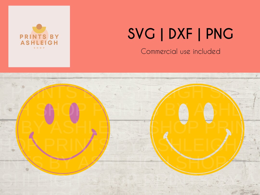 Retro SVG // Trendy Cricut File, Groovy Cut Files, Happy Face, T-shirt ...