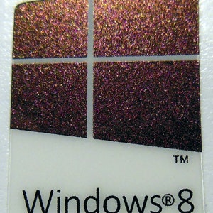 Windows 8 Sticker / Badge / Emblem 17 x 23mm [785]