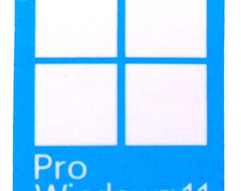 Adesivo Windows 11 Pro 16 x 22 mm / 5/8" x 7/8" [1165]