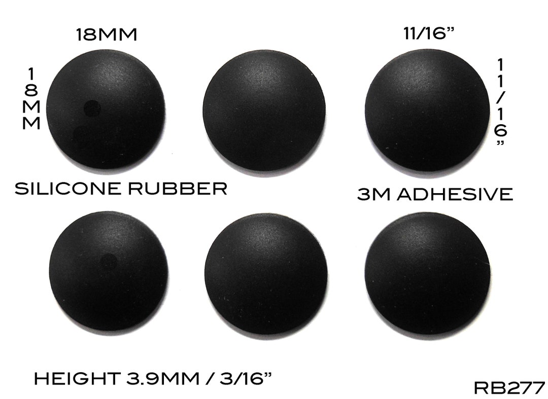 VATH Made Self Adhesive Silicone Rubber Feet 18mml X 18mmw X 3.9mmh 6pcs RB277 Etsy