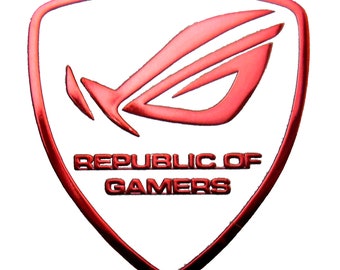 Republik der Gamer Metall Abzeichen 27 x 30 mm [1037]