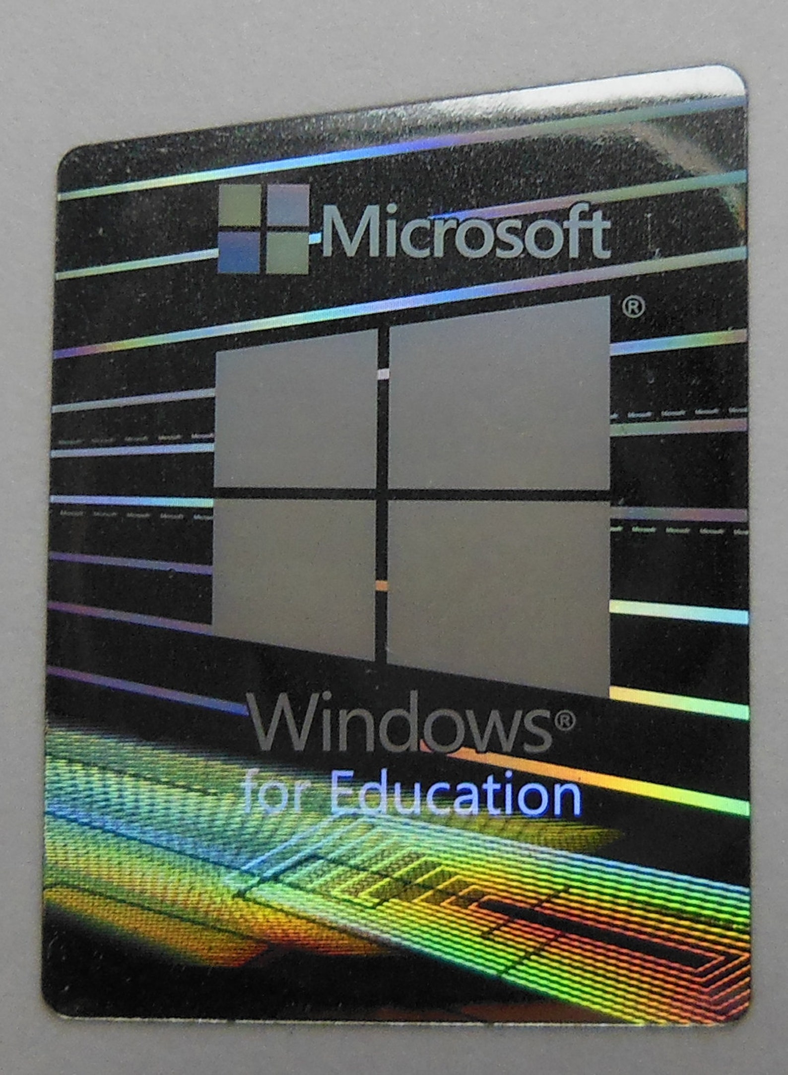 Windows Holygram Windows 11 for Education Hologram 2021 Version Sticker 17 X 23mm / 11/ ...