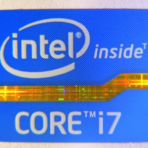 Adesivo interno Intel Core i7 15,5 x 21 mm [310]