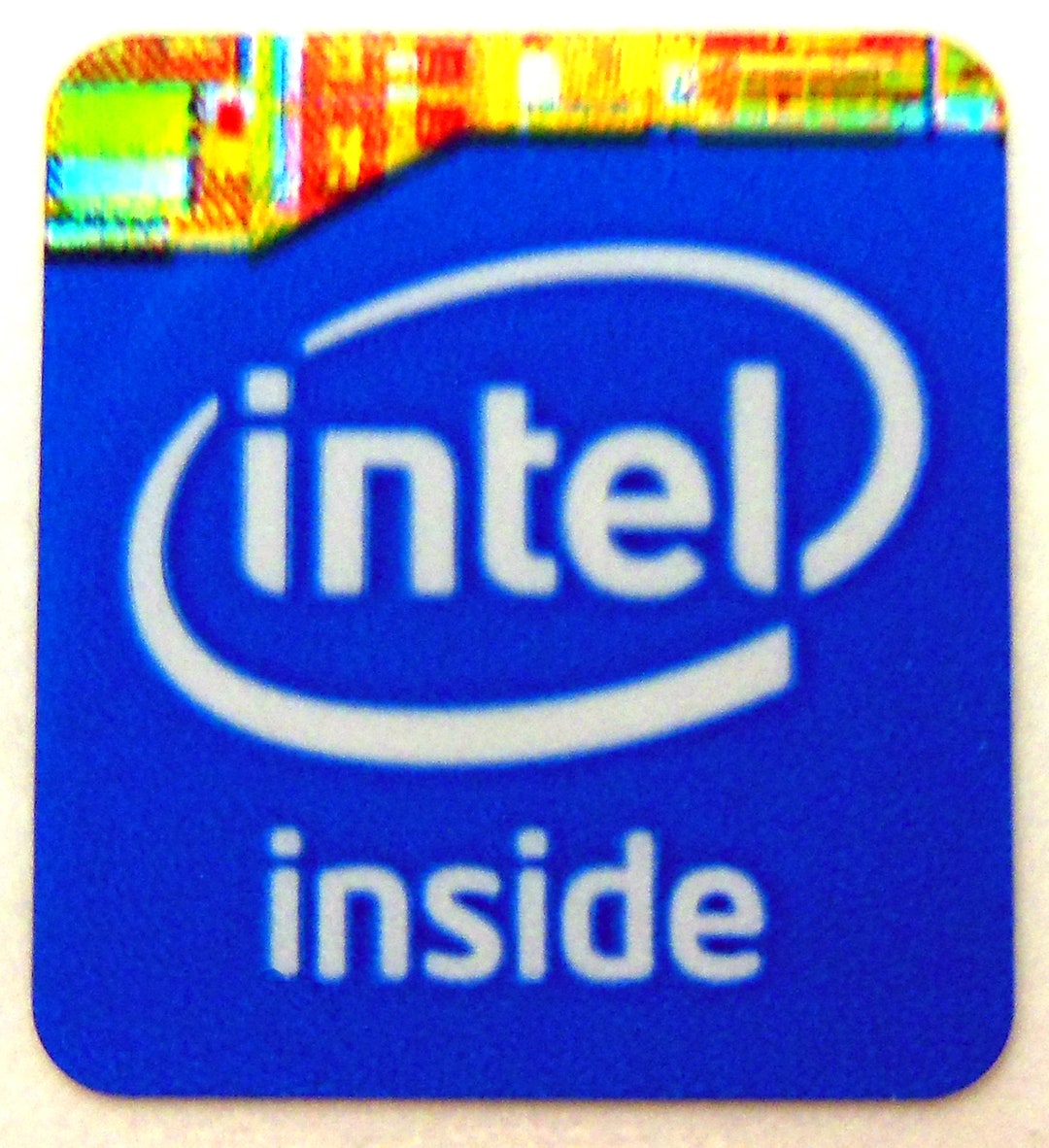 Intel inside sticker 16 x 19mm 762 etsy