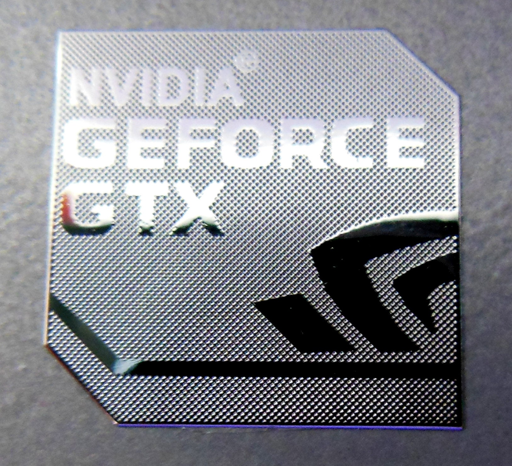 Autocollant Logo Nvidia GeForce 750M - 18x18mm, Sticker Pour PC Gaming, Neuf