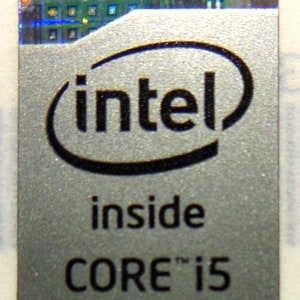 Intel Core i5 Inside Sticker  12 x 16mm [783]