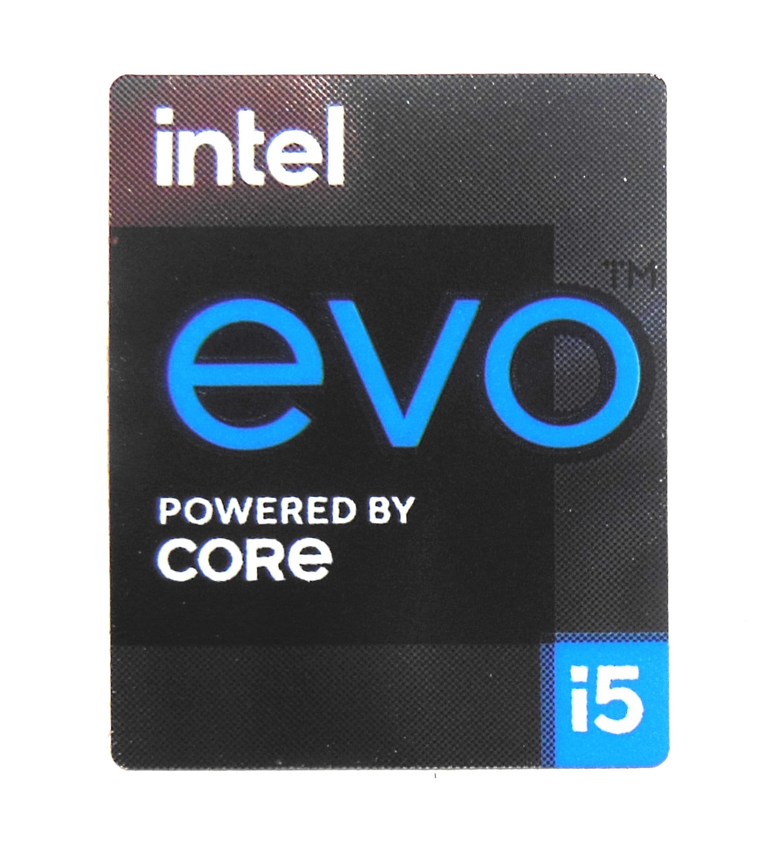 Intel EVO Powered by Core I5 Sticker 18 X 22mm / 11/16" X 7/8" [1103 ...