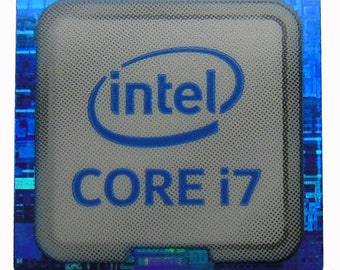 Intel Core i7 Sticker 18 x 18mm / 11/16" x 11/16" [1135]