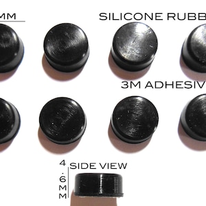 VATH Self Adhesive Silicone Rubber Feet 10mm(L) x 10mm(W) x 4.6mm(H) 8pcs [RB258]